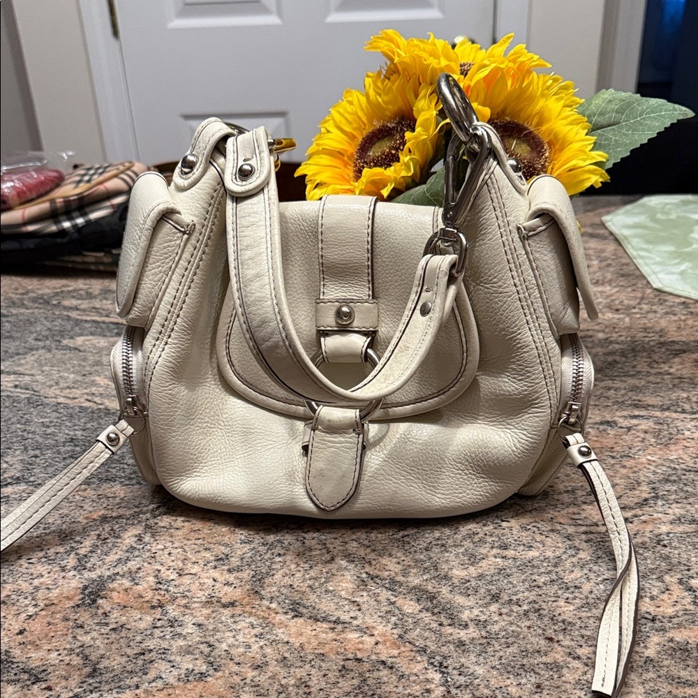 Banana Republic Cream Shoulder Bag